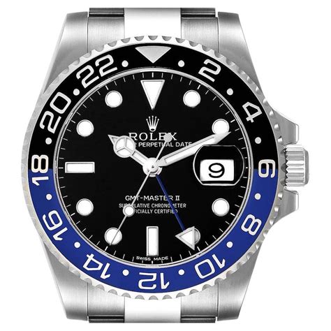 rolex gmt ii blue black ceramic bezel|Rolex gmt black and gray.